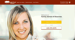 Desktop Screenshot of familydentalshawnee.com