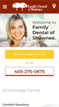 Mobile Screenshot of familydentalshawnee.com